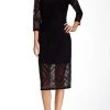 Adrianna Papell - Lace Cut Out Pattern Jewel Neck Dress 16260630 Cocktail Dresses