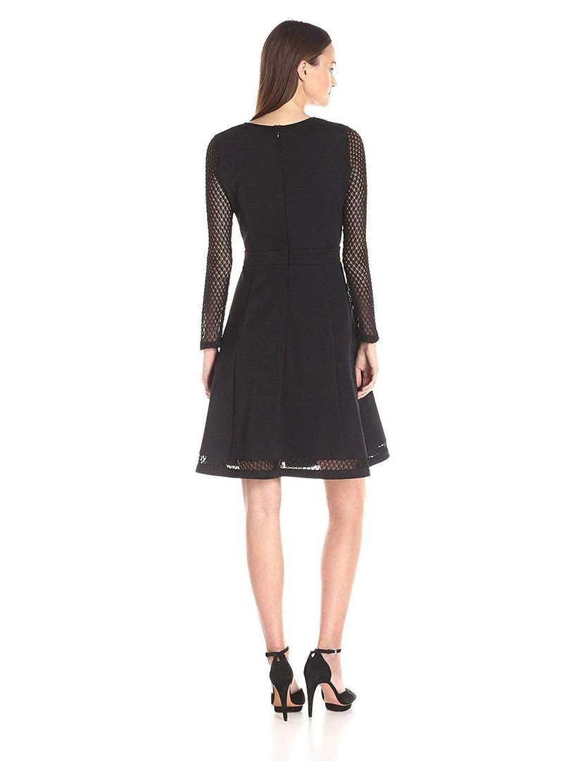 Cocktail Dresses Adrianna Papell - Lace Jewel Neck A-line Dress 15247150 4 Cocktail Dresses Adrianna Papell - Lace Jewel Neck A-line Dress 15247150