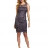 Cocktail Dresses Adrianna Papell - Lace Overlay Dress 41863800