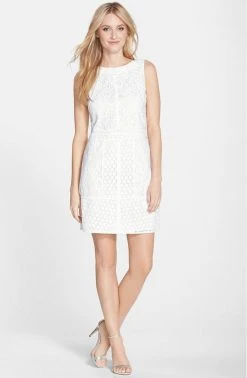 Adrianna Papell - Lace Piping Dress 11242730