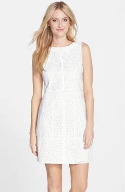 Adrianna Papell - Lace Piping Dress 11242730