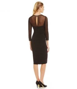 Cocktail Dresses Adrianna Papell - Long Sleeve Cocktail Dress AP1E200120