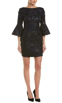 Cocktail Dresses Adrianna Papell - MN2E203554 Bell Sleeve Short Dress