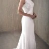 Adrianna Papell Platinum - 31029 Long Cutout Back Mermaid Bridal Gown 2 Adrianna Papell Platinum - 31029 Long Cutout Back Mermaid Bridal Gown