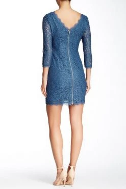 Adrianna Papell - Scalloped Lace Dress 41864782 Cocktail Dresses