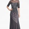 Formal Gowns Adrianna Papell - Sequined Jewel Neck Dress 91863332 2 Formal Gowns Adrianna Papell - Sequined Jewel Neck Dress 91863332