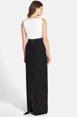 Formal Gowns Adrianna Papell - Sheath Crepe Dress With Bolero 81907700