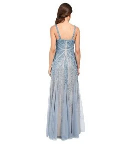 Adrianna Papell - Sleeveless Sequined Dress 91918160
