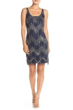 Cocktail Dresses Adrianna Papell - Square Cocktail Dress 41925240