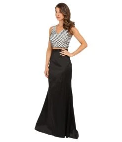 Adrianna Papell - Two-Piece V-Neck Dress 91921660 Formal Gowns