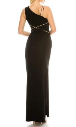 Formal Gowns Aidan Mattox - 54469740 Asymmetrical Sheath Dress With Slit