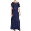 Aidan Mattox - 54471950 Embellished Illusion Bateau A-line Dress Formal Gowns