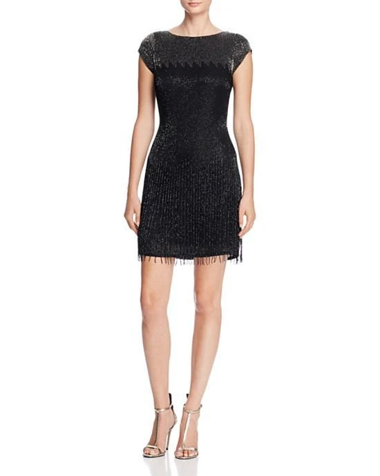 Aidan Mattox - Beaded Chiffon Short Dress MD1E200711 3 Aidan Mattox - Beaded Chiffon Short Dress MD1E200711