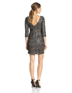 Cocktail Dresses Aidan Mattox - Embellished Bateau Neck Dress 151A96310