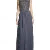 Aidan Mattox - Embellished Bateau Neck Dress 54466960 Formal Gowns