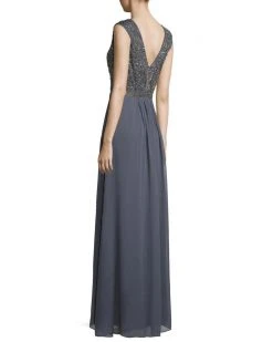 Aidan Mattox - Embellished Bateau Neck Dress 54466960 Formal Gowns