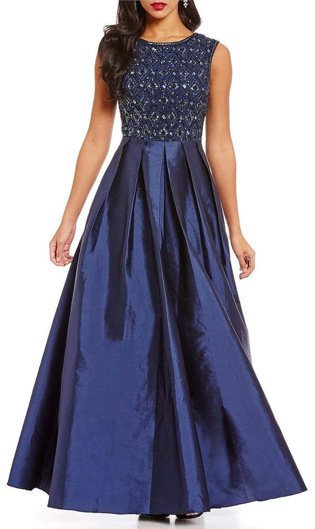 Aidan Mattox - Embellished Bateau Neckline Long Dress 54471390 Formal Gowns 3 Aidan Mattox - Embellished Bateau Neckline Long Dress 54471390 Formal Gowns