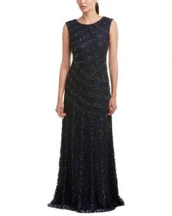 Formal Gowns Aidan Mattox - Embellished Lace Long Dress 54471850