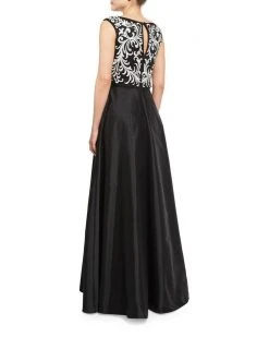 Aidan Mattox - Embroided A Line Long Dress 54470750