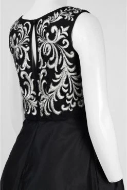 Aidan Mattox - Embroided A Line Long Dress 54470750