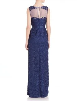 Formal Gowns Aidan Mattox - Lace Long Dress 251706210