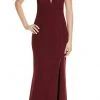 Formal Gowns Aidan Mattox - MD1E200798 Scoop Keyhole Crepe Dress