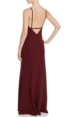 Formal Gowns Aidan Mattox - MD1E200798 Scoop Keyhole Crepe Dress