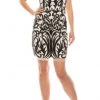 Aidan Mattox - MD1E201193 Fitted Bateau Sheath Dress