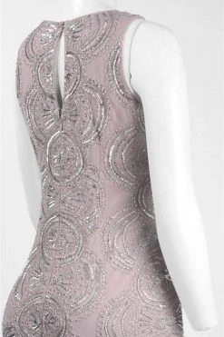 Aidan Mattox - MD1E201410 Beaded Bateau High Low Trumpet Dress 7 Aidan Mattox - MD1E201410 Beaded Bateau High Low Trumpet Dress