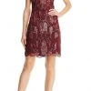 Cocktail Dresses Aidan Mattox - MD1E203302 Bead-Fringed Scalloped Hem Dress