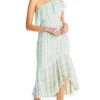 Plus Size Dresses Aidan Mattox - MD1E203610 Sequined One Shoulder Trumpet Dress