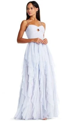 Aidan Mattox - MD1E203781 Ruffled Sweetheart A-Line Dress Formal Gowns