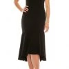 Aidan Mattox - MD1E203805 Beaded Scoop Neck Trumpet High Low Dress 1 Aidan Mattox - MD1E203805 Beaded Scoop Neck Trumpet High Low Dress