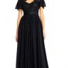 Formal Gowns Aidan Mattox - MD1E204601 Embellished Lace A-Line Gown