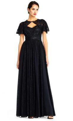 Formal Gowns Aidan Mattox - MD1E204601 Embellished Lace A-Line Gown