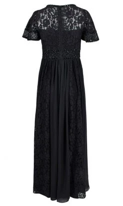 Formal Gowns Aidan Mattox - MD1E204601 Embellished Lace A-Line Gown