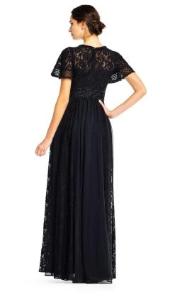 Formal Gowns Aidan Mattox - MD1E204601 Embellished Lace A-Line Gown