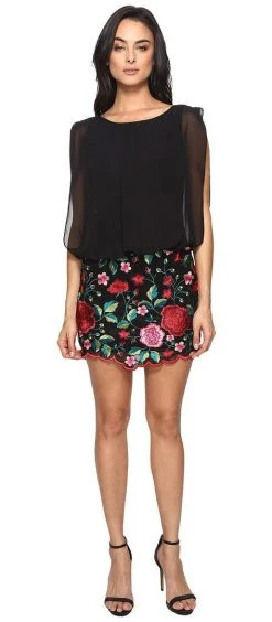 Cocktail Dresses Aidan Mattox - MN1E200551 Blouson Embroidered Dress