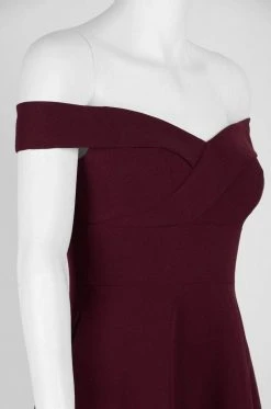 Formal Gowns Aidan Mattox - MN1E200909 Off-Shoulder High Low A-line Dress 9 Formal Gowns Aidan Mattox - MN1E200909 Off-Shoulder High Low A-line Dress