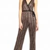 Aidan Mattox - MN1E204789 Plunging V Neck Jumpsuit