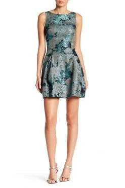 Cocktail Dresses Aidan Mattox - Sleeveless Bateau Neck A-Line Dress 151A10260