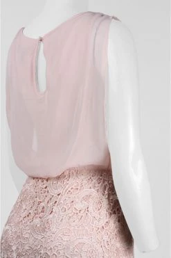 Formal Gowns Aidan Mattox - Sleeveless Lace Long Dress 251704760