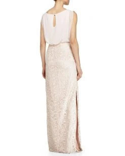 Formal Gowns Aidan Mattox - Sleeveless Lace Long Dress 251704760