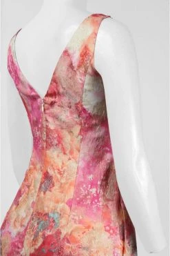 Formal Gowns Aidan Mattox - Sleeveless V Neck Long Dress MD1E200058