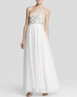 Aidan Mattox - Strapless Long Dress 54457820