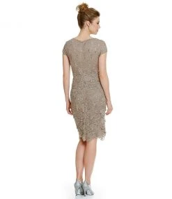 Cocktail Dresses Alex Evenings - 1121084 Scalloped Tier Sheath Dress