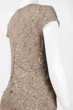 Cocktail Dresses Alex Evenings - 1121084 Scalloped Tier Sheath Dress