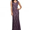 Alex Evenings - 1121596 Embroidered Lace Front Cut Out Dress Formal Gowns 2 Alex Evenings - 1121596 Embroidered Lace Front Cut Out Dress Formal Gowns