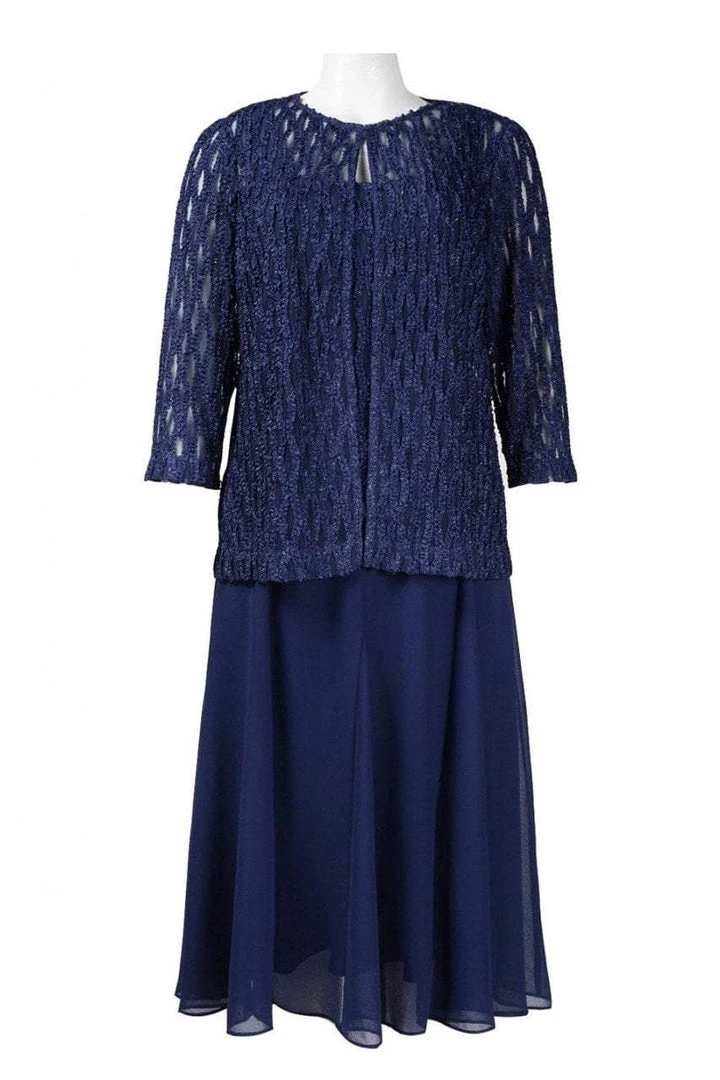 Alex Evenings - 117196 Popover Dress With Open Front Jacket 7 Alex Evenings - 117196 Popover Dress With Open Front Jacket