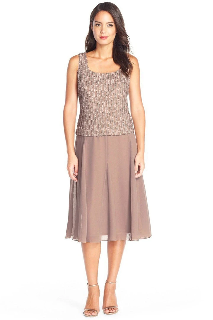 Alex Evenings - 117196 Popover Dress With Open Front Jacket 4 Alex Evenings - 117196 Popover Dress With Open Front Jacket